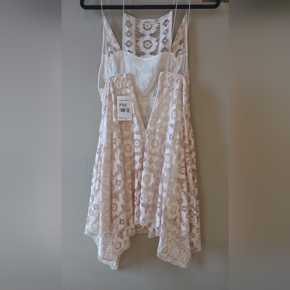 Free People Cream Lace Sun Dress - Picture 3 of 6